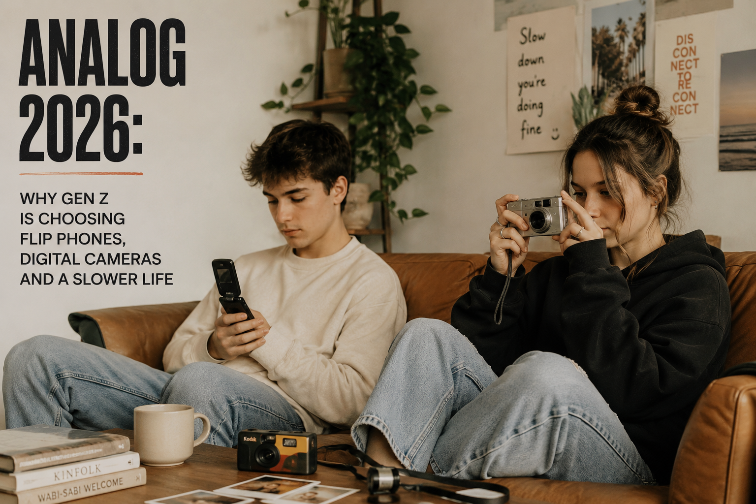 Analog 2026: Why Gen Z Is Choosing Flip Phones, Digital Cameras and a Slower Life